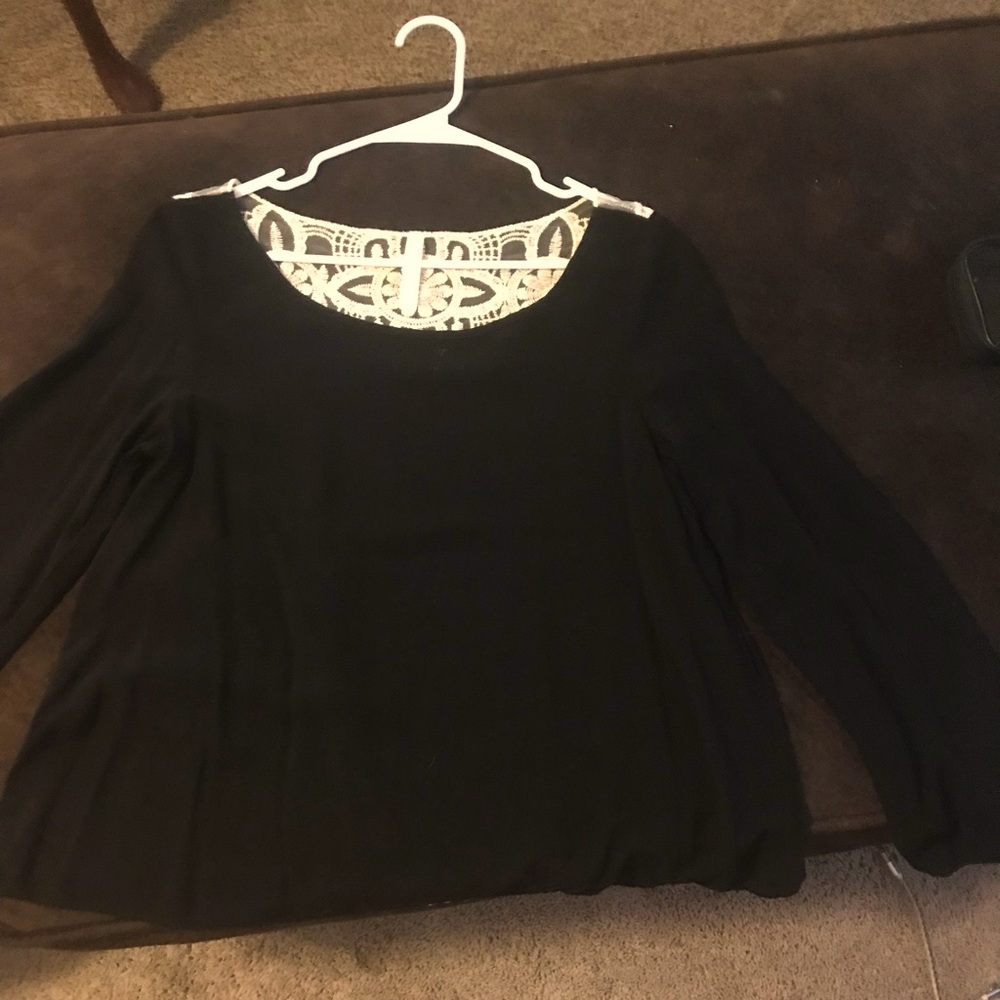 Dress shirt with lace back.